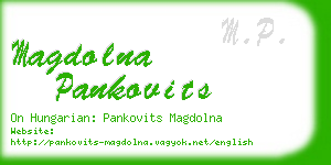 magdolna pankovits business card